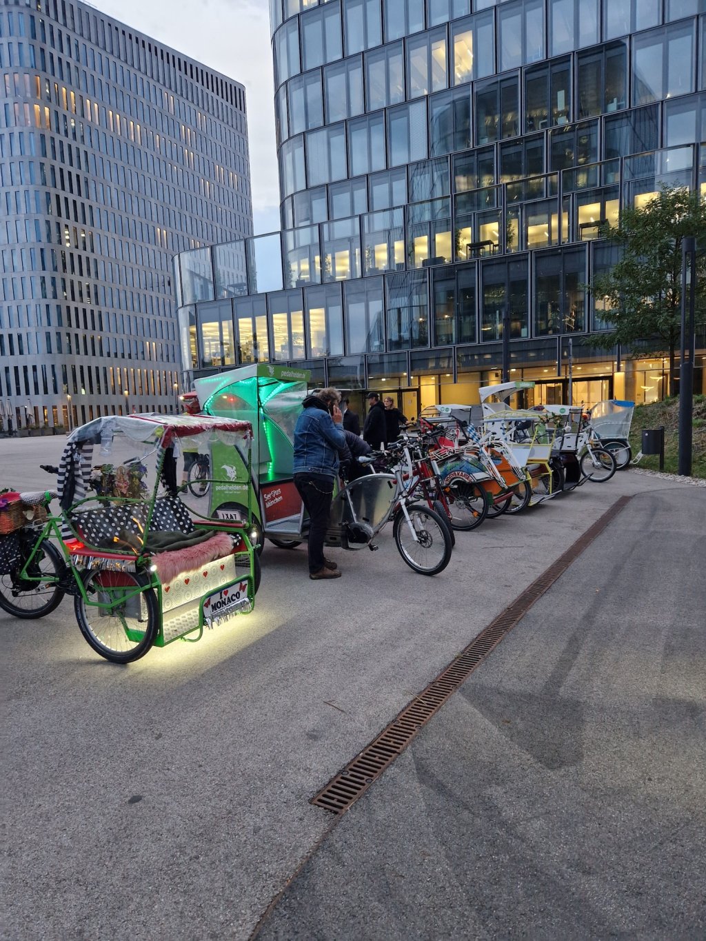 Pedicab fun activity.